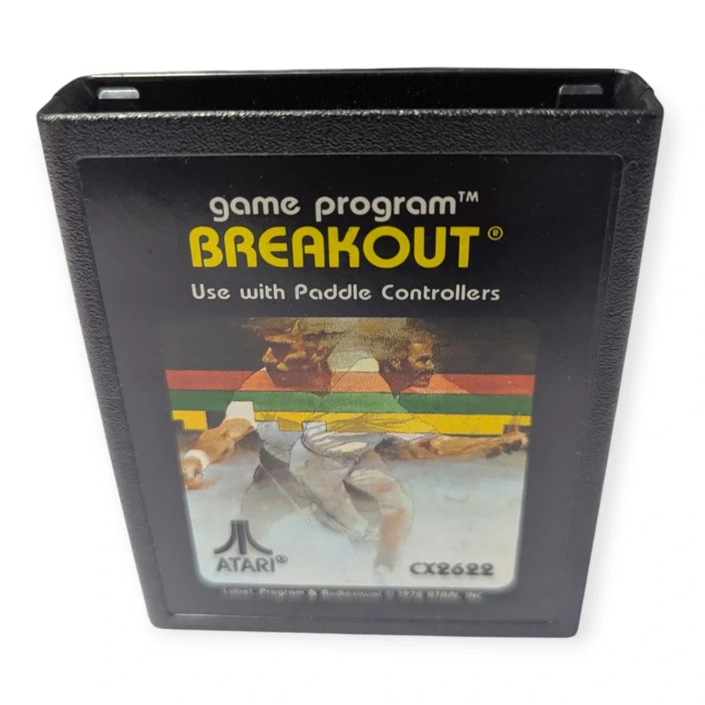 Atari 2600 Breakout Game Program CIB Cartridge Manual Box CX2622‎ Vintage 1978